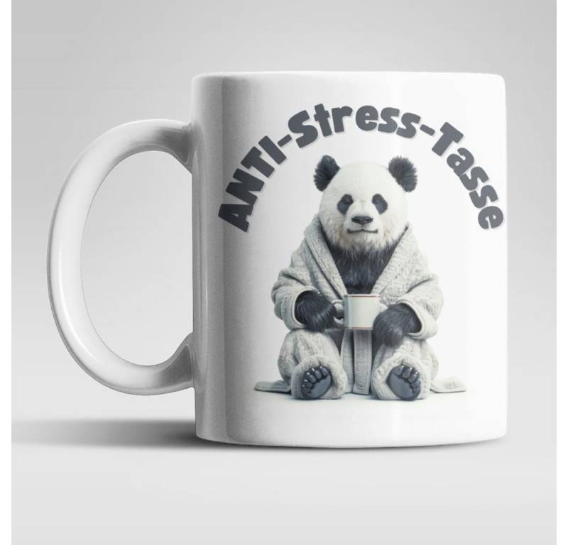 WS-Trend Tasse Anti Stress Panda Kaffeetasse Teetasse Geschenkidee 325 ml, Keramik von WS-Trend