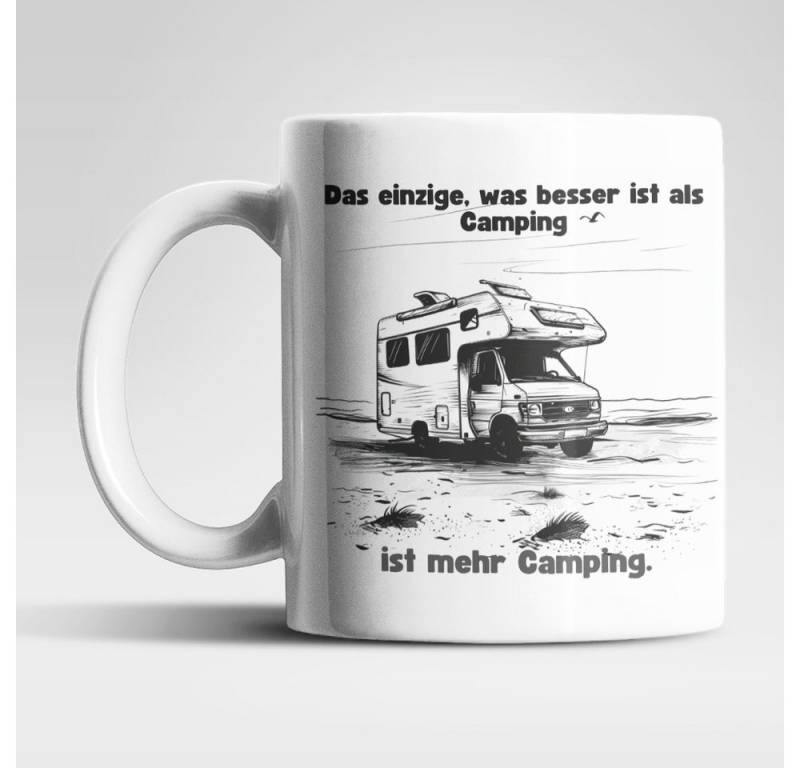 WS-Trend Tasse Camping Camper Wohnwagen Kaffeetasse Teetasse Geschenkidee 325 ml, Keramik WS-Trend Tasse Camping Camper Wohnwagen Kaffeetasse Teetasse Geschenkidee 325 ml, Keramik von WS-Trend