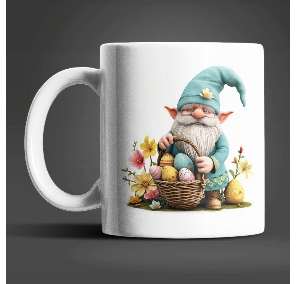 WS-Trend Tasse Gnom Ostern Kaffeetasse 325 ml aus Keramik – Motiv bunte Ostereier Tee, Keramik, Geschenkidee WS-Trend Tasse Gnom Ostern Kaffeetasse 325 ml aus Keramik – Motiv bunte Ostereier Tee, Keramik, Geschenkidee von WS-Trend