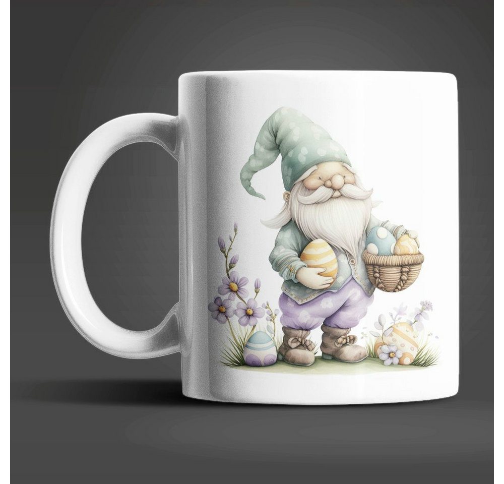 WS-Trend Tasse Lustige Gnom Kaffeetasse 325 ml aus Keramik mit Ostern Ostereier Motiv, Keramik, Geschenk WS-Trend Tasse Lustige Gnom Kaffeetasse 325 ml aus Keramik mit Ostern Ostereier Motiv, Keramik, Geschenk von WS-Trend