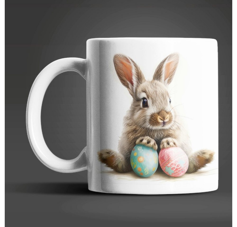 WS-Trend Tasse Osterhase Ostereier Ostern Bunny Kaffeetasse Teetasse Geschenkidee, Keramik WS-Trend Tasse Osterhase Ostereier Ostern Bunny Kaffeetasse Teetasse Geschenkidee, Keramik von WS-Trend
