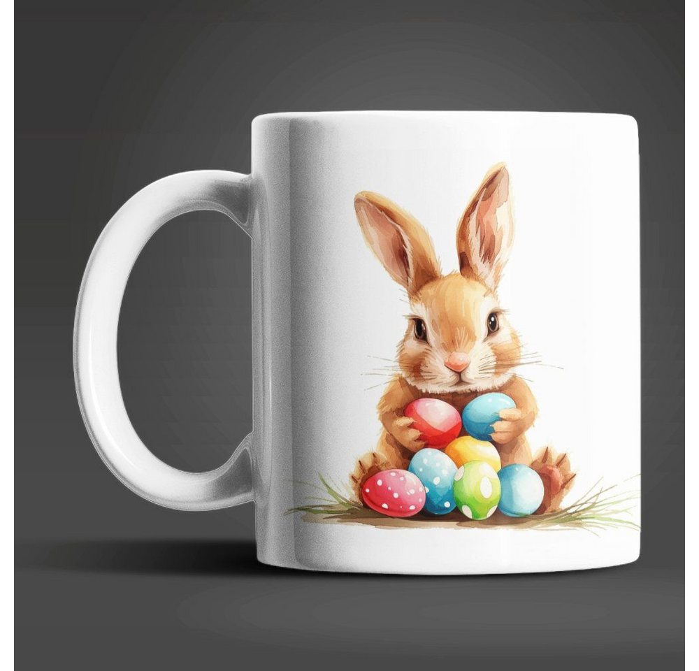 WS-Trend Tasse Osterhase Ostereier Ostern Bunny Kaffeetasse Teetasse Geschenkidee, Keramik WS-Trend Tasse Osterhase Ostereier Ostern Bunny Kaffeetasse Teetasse Geschenkidee, Keramik von WS-Trend