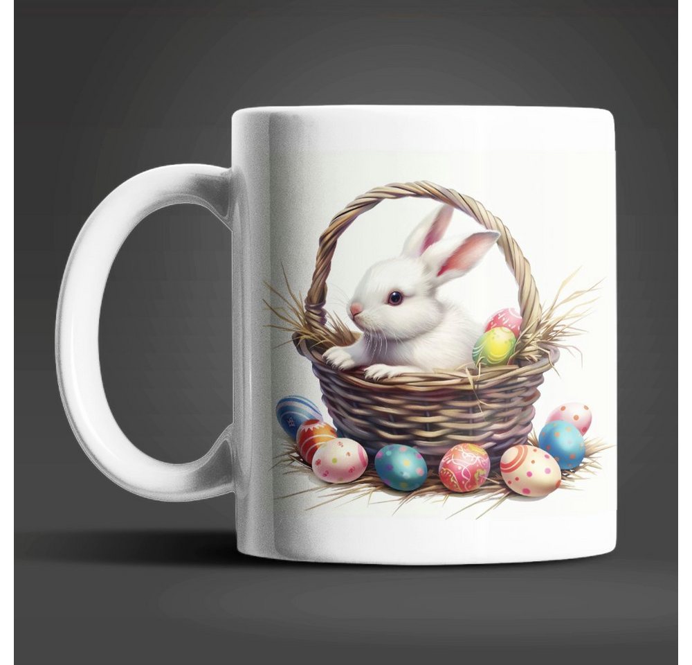 WS-Trend Tasse Osterhase Ostereierkorb Ostern Kaffeetasse Teetasse, Keramik WS-Trend Tasse Osterhase Ostereierkorb Ostern Kaffeetasse Teetasse, Keramik von WS-Trend