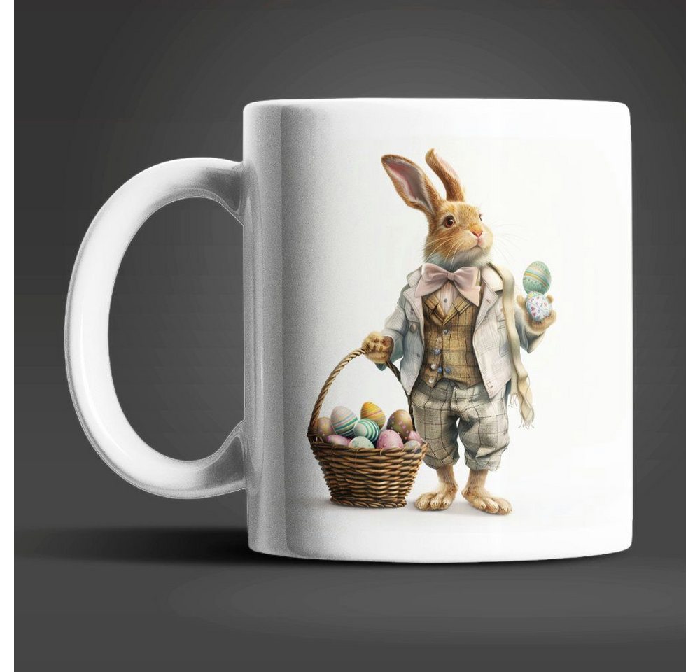 WS-Trend Tasse Osterhase Vintage Ostereier Ostern Kaffeetasse Teetasse, Keramik, 325 ml WS-Trend Tasse Osterhase Vintage Ostereier Ostern Kaffeetasse Teetasse, Keramik, 325 ml von WS-Trend