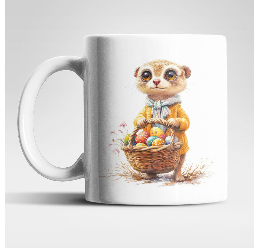 WS-Trend Tasse Ostern Erdmännchen Ostereier Kaffeetasse Teetasse Geschenkidee, Keramik WS-Trend Tasse Ostern Erdmännchen Ostereier Kaffeetasse Teetasse Geschenkidee, Keramik von WS-Trend
