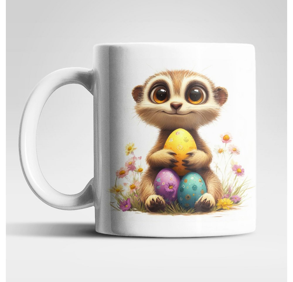 WS-Trend Tasse Ostern Erdmännchen Ostereier Kaffeetasse Teetasse Geschenkidee, Keramik WS-Trend Tasse Ostern Erdmännchen Ostereier Kaffeetasse Teetasse Geschenkidee, Keramik von WS-Trend