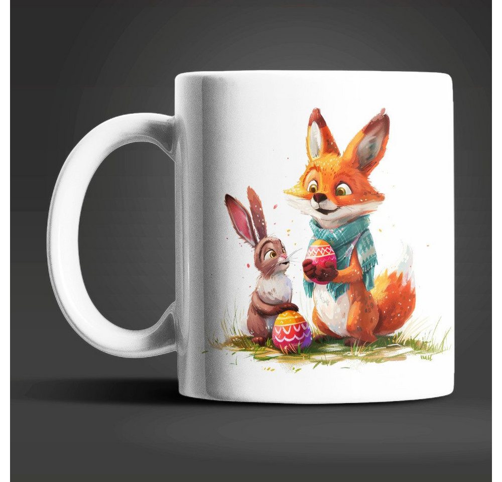 WS-Trend Tasse Ostern Fuchs und Hase Ostereier Kaffeetasse Teetasse, Keramik, 325 ml WS-Trend Tasse Ostern Fuchs und Hase Ostereier Kaffeetasse Teetasse, Keramik, 325 ml von WS-Trend