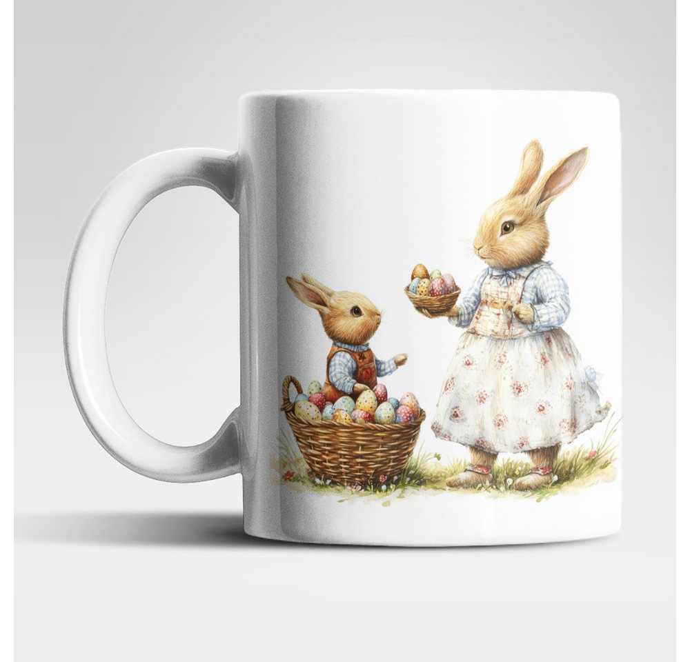 WS-Trend Tasse Ostern Hase Ostereier Kaffeetasse Teetasse Geschenkidee 325 ml, Keramik WS-Trend Tasse Ostern Hase Ostereier Kaffeetasse Teetasse Geschenkidee 325 ml, Keramik von WS-Trend