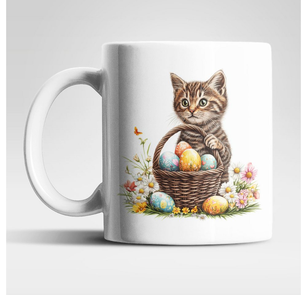 WS-Trend Tasse Ostern Katze Ostereier Kaffeetasse Teetasse Geschenkidee 325 ml, Keramik WS-Trend Tasse Ostern Katze Ostereier Kaffeetasse Teetasse Geschenkidee 325 ml, Keramik von WS-Trend