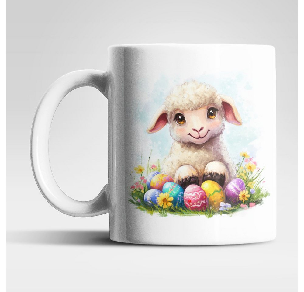WS-Trend Tasse Ostern Schaaf Ostereier Kaffeetasse Teetasse Geschenkidee 325 ml, Keramik WS-Trend Tasse Ostern Schaaf Ostereier Kaffeetasse Teetasse Geschenkidee 325 ml, Keramik von WS-Trend