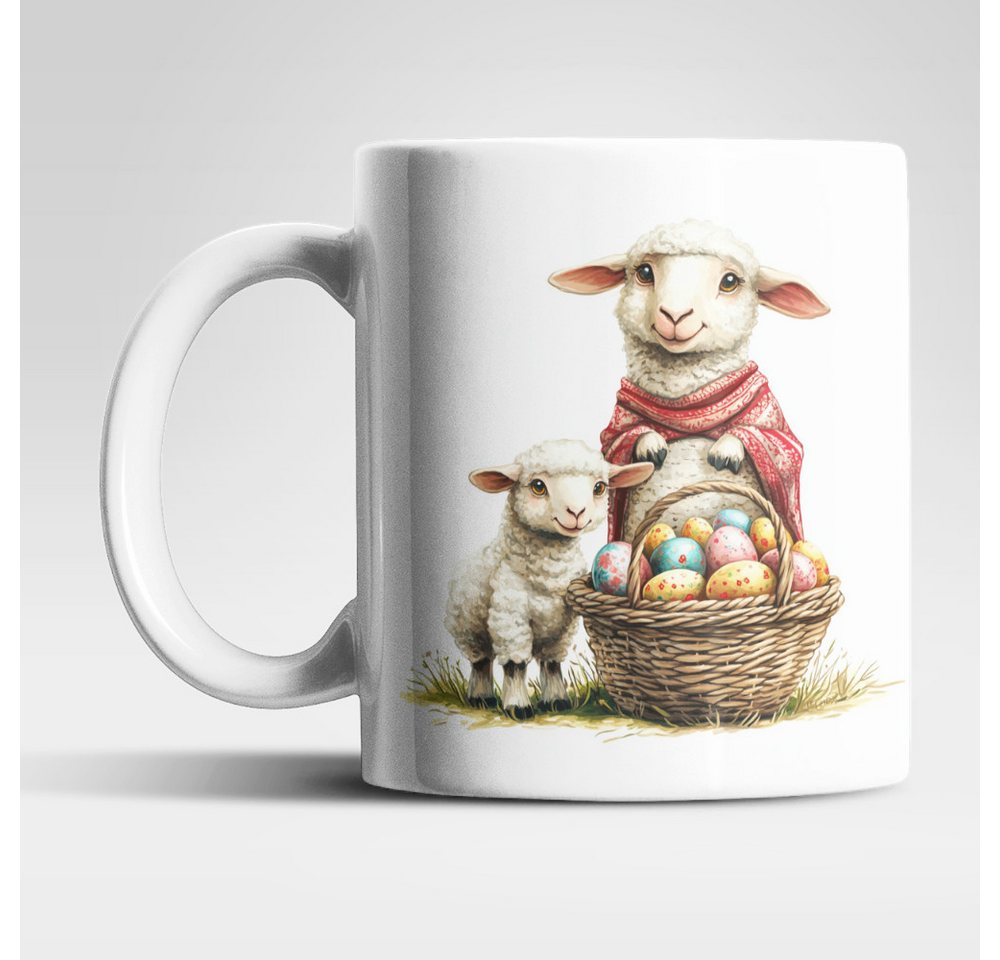 WS-Trend Tasse Ostern Schaaf Ostereier Kaffeetasse Teetasse Geschenkidee 325 ml, Keramik WS-Trend Tasse Ostern Schaaf Ostereier Kaffeetasse Teetasse Geschenkidee 325 ml, Keramik von WS-Trend