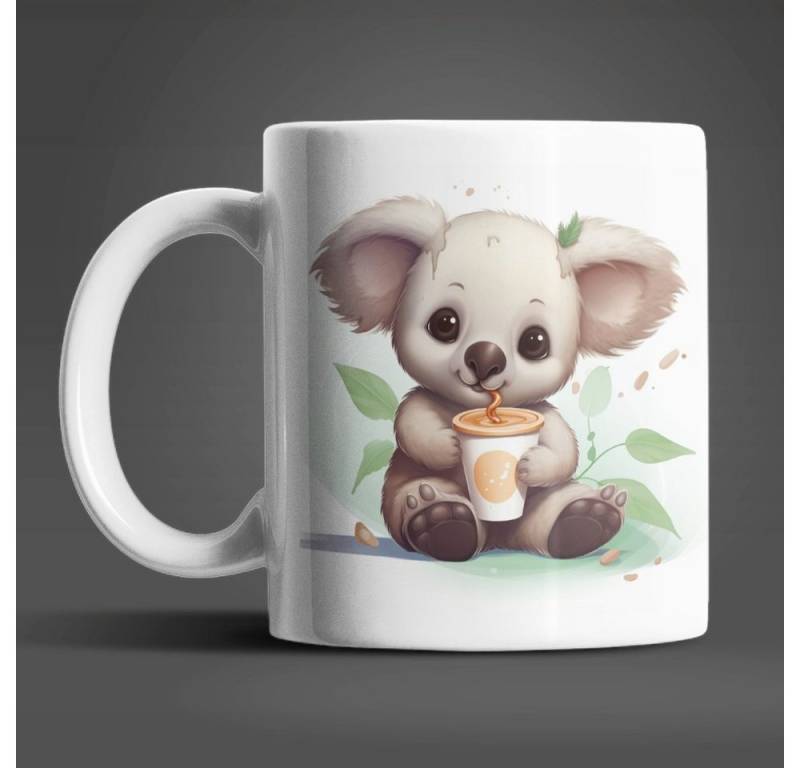 WS-Trend Tasse Süßer Koala Sweet Kaffeetasse Teetasse, Keramik, Geschenkidee 330 ml von WS-Trend