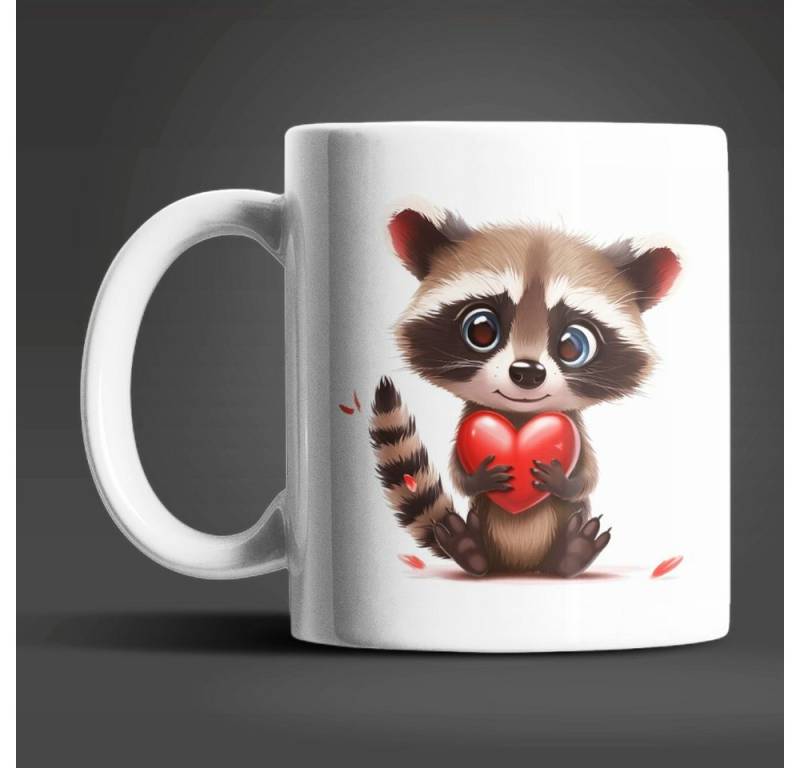 WS-Trend Tasse Waschbär I Love You Valentinstag Liebe Kaffeetasse Geschenkidee, Keramik WS-Trend Tasse Waschbär I Love You Valentinstag Liebe Kaffeetasse Geschenkidee, Keramik von WS-Trend
