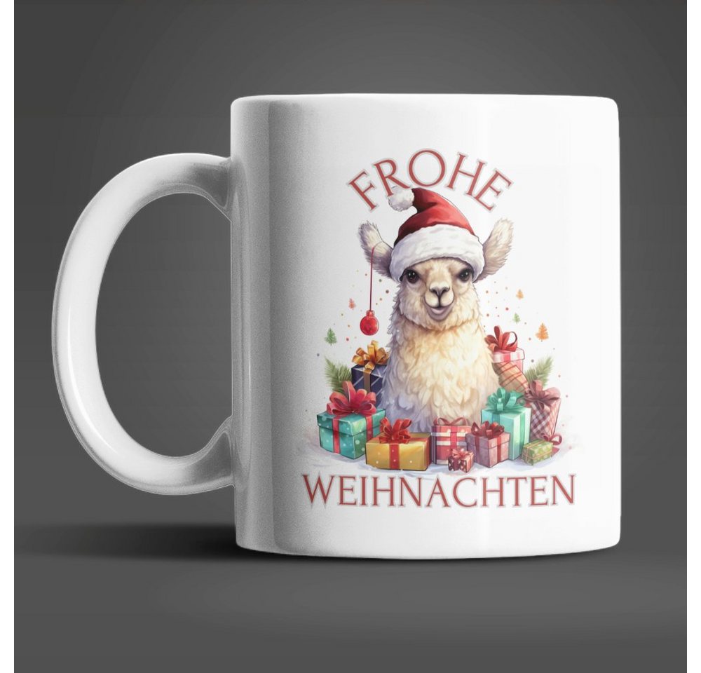 WS-Trend Tasse Weihnachten Lama Kaffeetasse Teetasse Geschenkidee 330 ml, Keramik WS-Trend Tasse Weihnachten Lama Kaffeetasse Teetasse Geschenkidee 330 ml, Keramik von WS-Trend