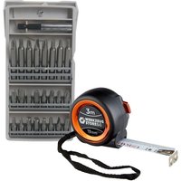 25tlg. Bosch Schrauberbit-Set und WS24 Maßband 3 m von WS24