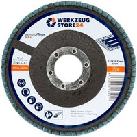 Ws24 - 10x Lamellenschleifscheibe 115 mm gewölbt Zirkonkorund k 80 100048 von WS24