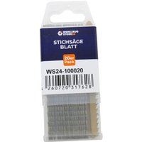 20x CV-Stichsägeblatt geschliffen/geschränkt gl 100 vl 75 mm winkelgerecht 100020 - Ws24 von WS24