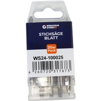 Ws24 - 20x HSS-Stichsägeblatt gefräst/gewellt gl 75 vl 50 mm gerade 100025 von WS24