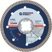 Ws24 - Diamanttrennscheibe X-Lock® Premium Feinsteinzeug 125 mm 100435 von WS24
