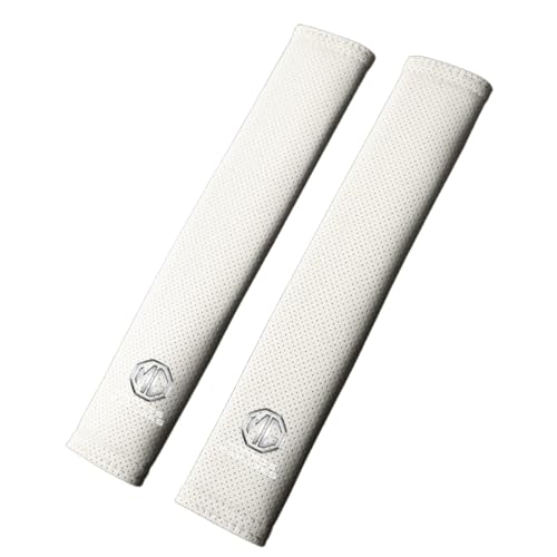 Auto Gurtpolster aus Wildleder für MG 7-2006–2009,12,2 Zoll groß, atmungsaktiv, weich bequem für umfassenden Schutz,4 pcs-White Auto Gurtpolster aus Wildleder für MG 7-2006–2009,12,2 Zoll groß, atmungsaktiv, weich bequem für umfassenden Schutz,4 pcs-White von WSADRFXS