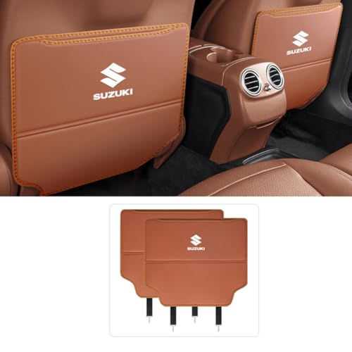 WSADRFXS 2 Stück Auto-Anti-Kick-pad für Suzuki Swift 2004-2025,rückenlehnenschutz Auto sitzschutz Auto rückenlehne,Orange von WSADRFXS
