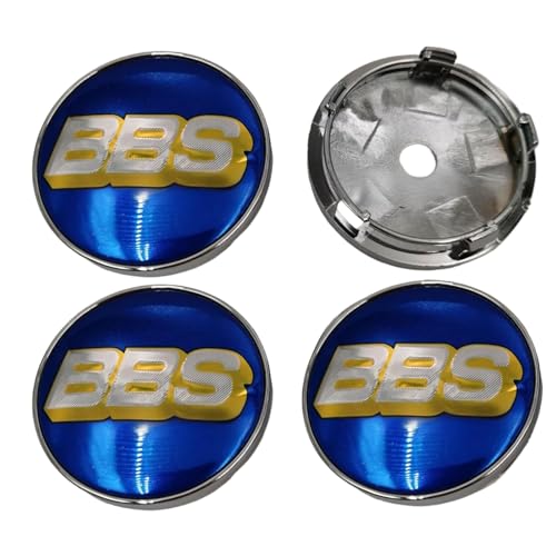 WSADRFXS 4 Stück Nabenkappe für BBS 60mm,Wasserdicht Radnabendeckel,C7 von WSADRFXS
