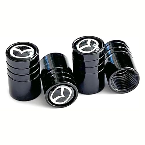 WSADRFXS Auto Reifen Autoventil Ventilkappen für Mazda 6 2008-2013,Reifenventil mit Dichtung Staubkappen Reifen Felgen Zubehör von WSADRFXS