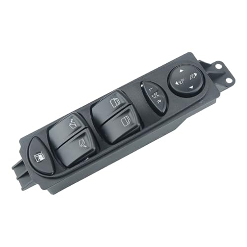 Kompatibel Mit Benz Für Viano Für Vito W639 A6395451313 Master Electric Power Window Control Switch ABS Auto Schwarzer Fensterverriegelungsknopf Fensterheber von WSBOJXTH