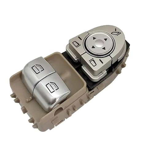 Kompatibel Mit Benz Für Vito W447 C43 C63 C180 2014 2015 2016 2017 2018 2019 2020, Elektrischer Fensterheber-Steuerschalterknopf, Beige Fensterheber von WSBOJXTH