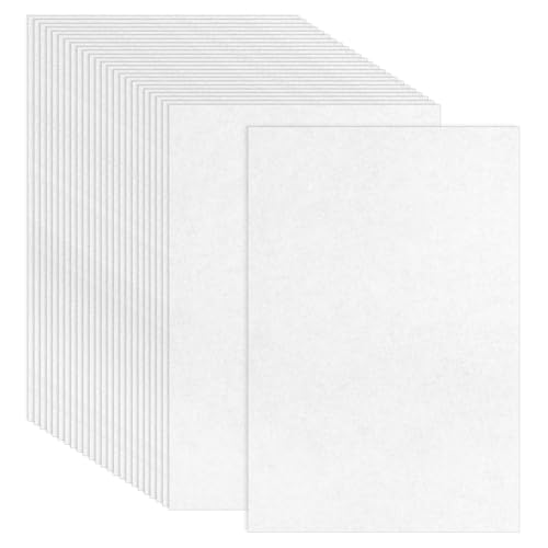 WSICSE 25 Blatt Schrumpffolie zum Bemalen, A4 Schrumpfpapier Schrumpffolien Durchscheinend Plastikfolien zum Basteln für Kinder Studenten DIY Handwerk von WSICSE