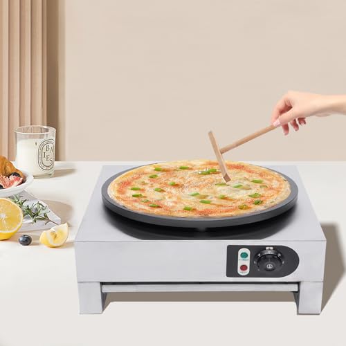 40 cm Elektro Crepesgerät 3000 Watt Crepemaker Crepes Platte Crepiere Antihaftbeschichtung, stufenlos regelbare Temperatur von 50-300 °C Elektrischer Crepes Maker 40 cm Elektro Crepesgerät 3000 Watt Crepemaker Crepes Platte Crepiere Antihaftbeschichtung, stufenlos regelbare Temperatur von 50-300 °C Elektrischer Crepes Maker von WSIKGHU