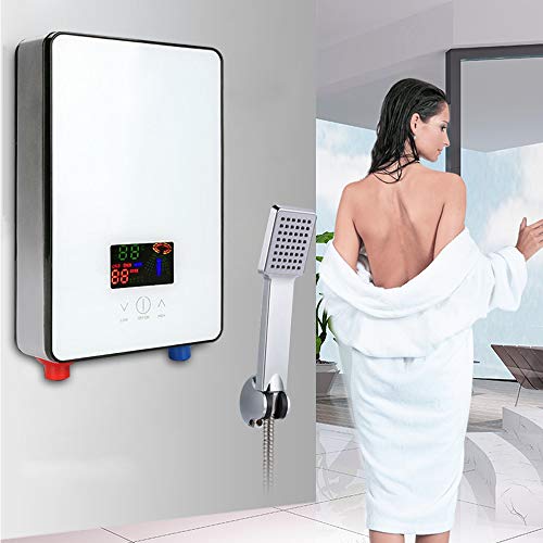 6500W Durchlauferhitzer Tankless Elektrischer Durchlauferhitzer Warmwasser Gerät Durchlauferhitzer Sofortige Elektrisch Digital Tankless Bad Dusche Warmwasser 220V 55℃ von WSIKGHU