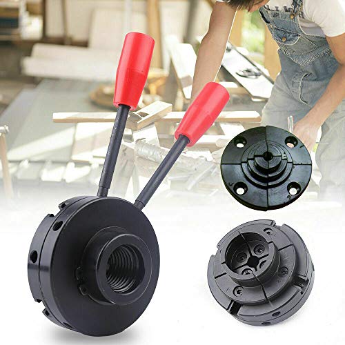 WSIKGHU M18 Drehfutter Zubehör Professionelles Vierbackenfutter 100 mm Selbstzentrierend Drechselbank für Holz 4 Backen Zentrierfutter für M18 Drehmaschinen von WSIKGHU