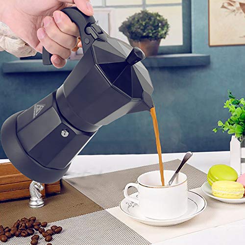 WSIKGHU 300ML Kaffee Espressomaschine 6 Tassen Elektrische Espressomaschine Aluminium Espressomaschine Elektrische Kaffeemaschine 6 Tassen Mokkamaschine mit Separater Basis WSIKGHU 300ML Kaffee Espressomaschine 6 Tassen Elektrische Espressomaschine Aluminium Espressomaschine Elektrische Kaffeemaschine 6 Tassen Mokkamaschine mit Separater Basis von WSIKGHU