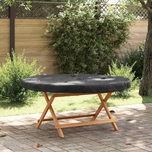 Gartenmöbelabdeckung, 142 x 142 x 10 cm, 210D Oxford-Gewebe, Möbel-Zubehör, Outdoor-Möbelabdeckungen von WSJHUHK