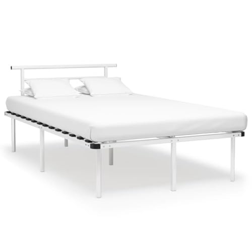 Möbel, Betten und Accessoires, Betten und Bettrahmen, Bettgestell ohne Matratze, weißes Metall, 120 x 200 cm Möbel, Betten und Accessoires, Betten und Bettrahmen, Bettgestell ohne Matratze, weißes Metall, 120 x 200 cm von WSJHUHK