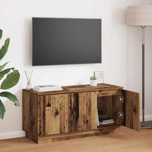 TV-Schrank mit LED Altholz 100 x 38 x 49 cm Holz-Möbel, TV-Ständer & TV-Schränke TV-Schrank mit LED Altholz 100 x 38 x 49 cm Holz-Möbel, TV-Ständer & TV-Schränke von WSJHUHK