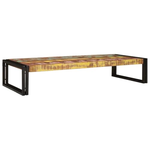 WSJHUHK Badregal 120 x 50 x 23 cm aus massivem Mangoholz, Eisen-Möbel, Schränke & Aufbewahrung, Waschtischunterschrank, Badezimmer-Waschtischunterschrank von WSJHUHK