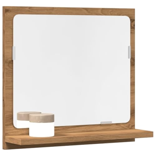 WSJHUHK Badspiegelschrank Artisan Eiche 40x11x37cm Holzwerkstoff von WSJHUHK