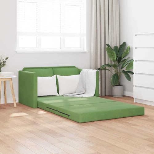 WSJHUHK Bodensofa mit Kissen, Hellgrün, 122 x 70 x 60 cm, Samt-Möbel, Sofas WSJHUHK Bodensofa mit Kissen, Hellgrün, 122 x 70 x 60 cm, Samt-Möbel, Sofas von WSJHUHK