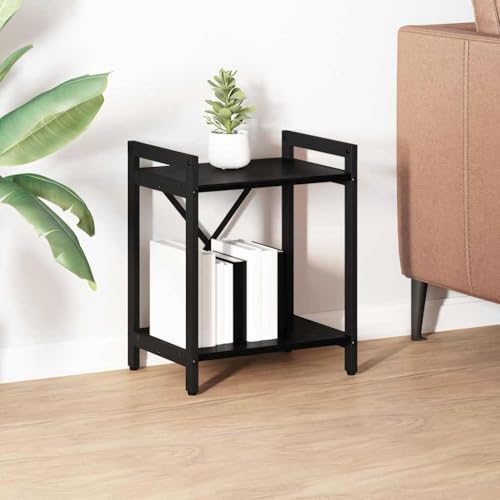 WSJHUHK Bücherregal, schwarze Eiche, 40 x 30 x 48,5 cm, Holz-Möbel, Regale, Bücherregale und Standregale von WSJHUHK