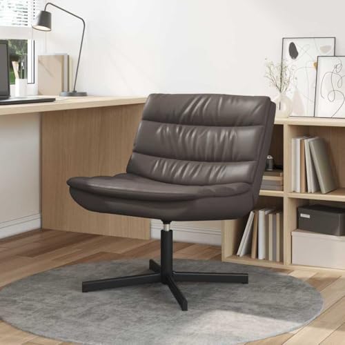 WSJHUHK Drehstuhl, braun, 63 x 75 x 76 cm, Kunstleder, Möbel, Stühle von WSJHUHK