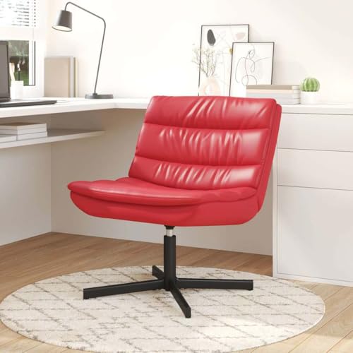 WSJHUHK Drehstuhl, rot, 63 x 75 x 76 cm, Kunstleder, Möbel, Stühle von WSJHUHK