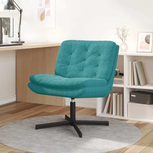 WSJHUHK Drehstuhl Relaxsessel Sonstiges Türkis 63 x 75 x 76 cm Samtmöbel Stühle von WSJHUHK