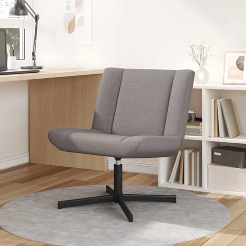 WSJHUHK Drehstuhl Taupe 63 x 75 x 76 cm Stoff-Möbel Stühle von WSJHUHK
