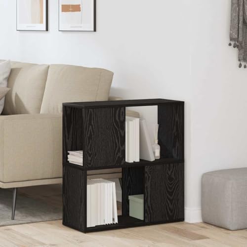 WSJHUHK Entertainment Center, Schwarz, 60 x 24 x 63 cm, Holz-Möbel, TV-Ständer und TV-Schränke von WSJHUHK