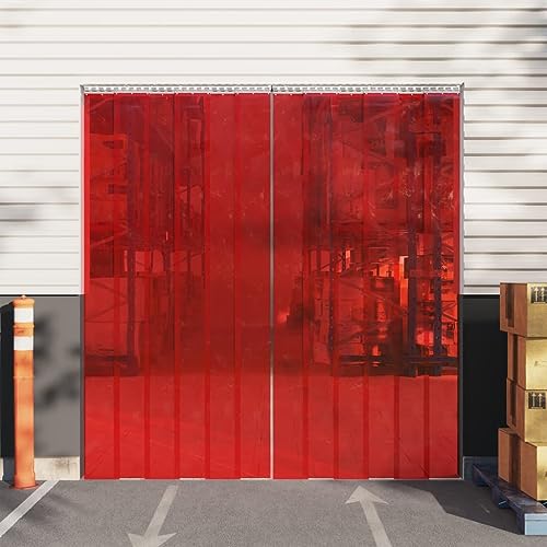 WSJHUHK Haus und Garten, Dekoration, Fensterbehandlungen, Vorhänge und Vorhänge, Türvorhang, Rot, 200 mm x 1,6 mm, 10 m, PVC WSJHUHK Haus und Garten, Dekoration, Fensterbehandlungen, Vorhänge und Vorhänge, Türvorhang, Rot, 200 mm x 1,6 mm, 10 m, PVC von WSJHUHK