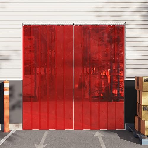 WSJHUHK Haus und Garten, Dekoration, Fensterbehandlungen, Vorhänge und Vorhänge, Türvorhang, Rot, 200 mm x 1,6 mm, 50 m, PVC WSJHUHK Haus und Garten, Dekoration, Fensterbehandlungen, Vorhänge und Vorhänge, Türvorhang, Rot, 200 mm x 1,6 mm, 50 m, PVC von WSJHUHK