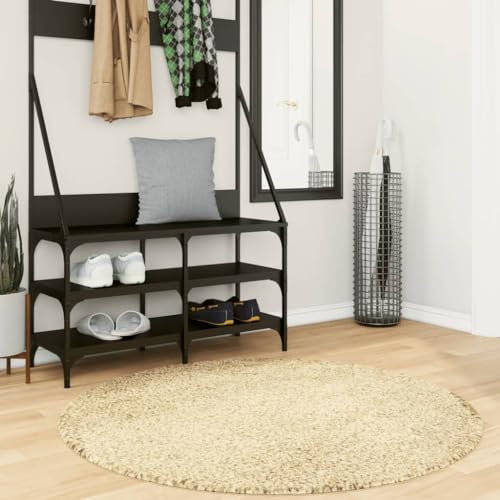 WSJHUHK Haus und Garten, Dekoration, Teppiche, Shaggy-Teppich, Pamplona, Hochflor, modern, Gold, 120 cm WSJHUHK Haus und Garten, Dekoration, Teppiche, Shaggy-Teppich, Pamplona, Hochflor, modern, Gold, 120 cm von WSJHUHK