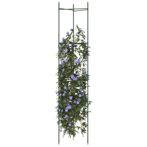 WSJHUHK Haus und Garten, Rasen und Garten, Gartenarbeit, Pflanzenständer, Tomatenkäfig, 8 Stück, 154 cm, Stahl und Polypropylen WSJHUHK Haus und Garten, Rasen und Garten, Gartenarbeit, Pflanzenständer, Tomatenkäfig, 8 Stück, 154 cm, Stahl und Polypropylen von WSJHUHK